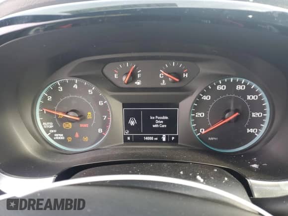 2022 Chevrolet Traverse LS with VIN 1GNEVFKW4NJ112207, listed as a Copart auction lot 47103345 with 14,666 mi miles and Salvage title. Bid and sale history available at DreamBid. Image 9.