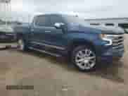 2023 Chevrolet Silverado 1500 High Country with VIN 1GCUDJE82PZ241915, listed as a Copart auction lot 65246765 with 61,743 mi miles and Salvage title. Bid and sale history available at DreamBid. Image 4.
