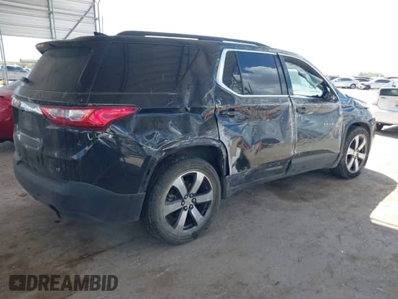 2019 Chevrolet Traverse LT z VIN 1GNERHKW7KJ221708, wystawiony jako IAAI lot #42960720 z przebiegiem 99 766 mil mil oraz . Historia ofert i sprzedaży dostępna na DreamBid. Obrazek 4.