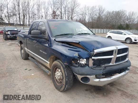 2005 Dodge 2500 SLT с VIN 3D7KR28C95G742978, выставлен на аукционе IAAI как лот 41281967 с пробегом 161 544 миль миль и . История ставок и продаж доступна на DreamBid. Изображение 1.