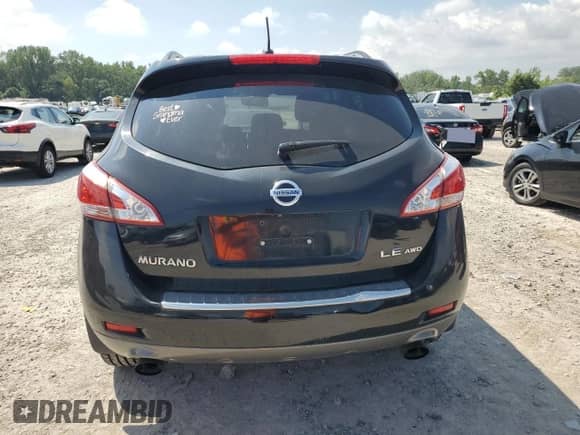 2011 Nissan Murano LE with VIN JN8AZ1MWXBW172104, listed as a Copart auction lot 71709345 with 208,483 mi miles and Salvage title. Bid and sale history available at DreamBid. Image 6.