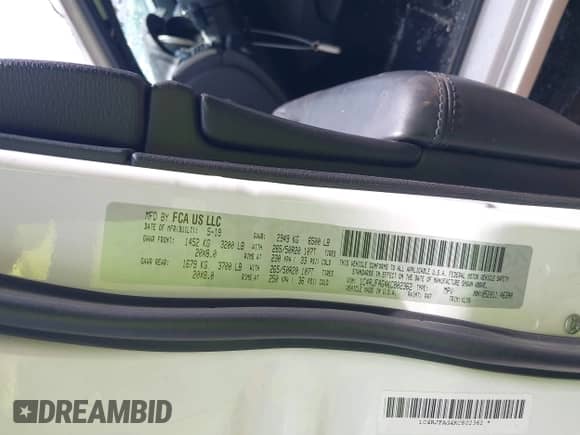 2019 Jeep Grand Cherokee Altitude с VIN 1C4RJFAG4KC802362, выставлен на аукционе IAAI как лот 42746174 с пробегом 104 487 миль миль и . История ставок и продаж доступна на DreamBid. Изображение 9.