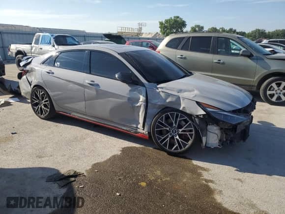 2023 Hyundai Elantra с VIN KMHLW4AK3PU011642, выставлен на аукционе Copart как лот 62579075 с пробегом 24 223 миль миль и Списание • Salvage title. История ставок и продаж доступна на DreamBid. Изображение 4.
