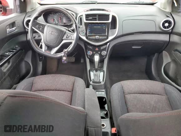 2018 Chevrolet Sonic LT with VIN 1G1JD5SB0J4104558, listed as a Copart auction lot 66185795 with 87,279 mi miles and Salvage title. Bid and sale history available at DreamBid. Image 8.