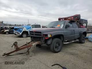 1999 Dodge 1500 with VIN 3B7HF13Y7XG220802, listed as a Copart auction lot 48341555 with 161,966 mi miles and Salvage title. Bid and sale history available at DreamBid. Image 1.