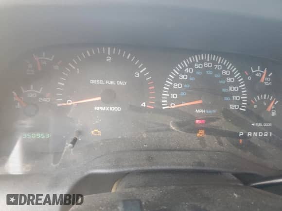 2001 Dodge 2500 with VIN 3B7KF236X1G197808, listed as a Copart auction lot 72450104 with 350,953 mi miles and Salvage title. Bid and sale history available at DreamBid. Image 9.