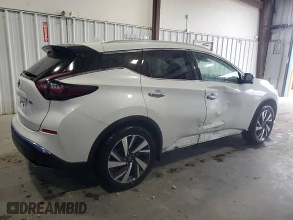 2023 Nissan Murano SL с VIN 5N1AZ2CJ4PC127297, выставлен на аукционе Copart как лот 45851235 с пробегом 55 478 миль миль и Чистый • Clean title. История ставок и продаж доступна на DreamBid. Изображение 3.