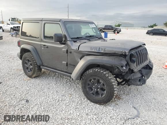 2022 Jeep Wrangler Willys Sport z VIN 1C4GJXAN2NW164546, wystawiony jako Copart lot #52257525 z przebiegiem 34 197 mil mil oraz Szkoda całkowita • Salvage title. Historia ofert i sprzedaży dostępna na DreamBid. Obrazek 4.