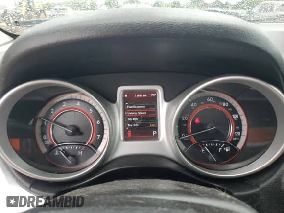2012 Dodge Journey Crew with VIN 3C4PDDDG2CT273885, listed as a Copart auction lot 63467185 with 71,989 mi miles and Salvage title. Bid and sale history available at DreamBid. Image 9.
