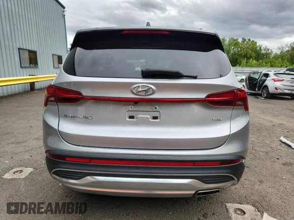 2021 Hyundai Santa Fe SEL with VIN 5NMS2DAJXMH348055, listed as a Copart auction lot 69073235 with 47,402 mi miles and Salvage title. Bid and sale history available at DreamBid. Image 6.