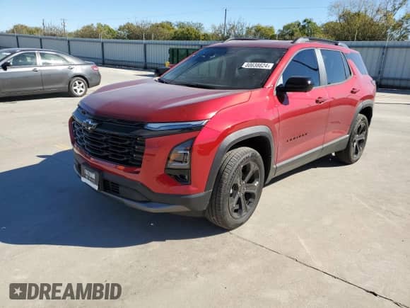 2025 Chevrolet Equinox FWD LT с VIN 3GNAXHEG7SL132822, выставлен на аукционе Copart как лот 80638624 с пробегом 475 миль миль и Списание • Salvage title. История ставок и продаж доступна на DreamBid. Изображение 1.