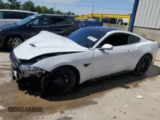 2019 Ford Mustang EcoBoost with VIN 1FA6P8TH2K5191289, listed as a Copart auction lot 68567225 with 38,159 mi miles and Salvage title. Bid and sale history available at DreamBid. Image 1.