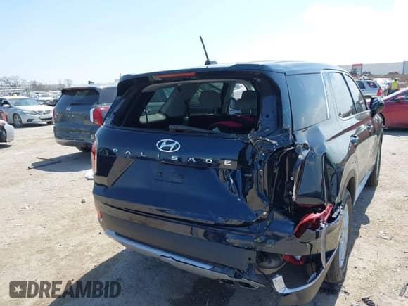 2022 Hyundai Palisade SE with VIN KM8R1DHE2NU374195, listed as a IAAI auction lot 41870411 with 59,020 mi miles and . Bid and sale history available at DreamBid. Image 6.