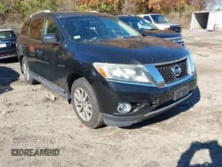 2014 Nissan Pathfinder SL with VIN 5N1AR2MM0EC608962, listed as a IAAI auction lot 43489043 with 145,884 mi miles and . Bid and sale history available at DreamBid. Image 1.