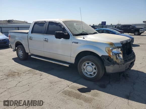 2010 Ford F-150 XL with VIN 1FTEW1CW7AFD05553, listed as a Copart auction lot 68662455 with Not provided miles and Salvage title. Bid and sale history available at DreamBid. Image 4.