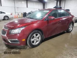 2015 Chevrolet Cruze LT with VIN 1G1PC5SB5F7282534, listed as a Copart auction lot 87204815 with 100,085 mi miles and Salvage title. Bid and sale history available at DreamBid. Image 1.