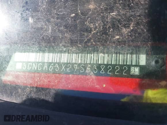 2009 Chevrolet HHR SS с VIN 3GNCA63X29S638222, выставлен на аукционе IAAI как лот 41329083 с пробегом 167 230 миль миль и . История ставок и продаж доступна на DreamBid. Изображение 9.