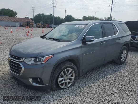 2019 Chevrolet Traverse LT Cloth z VIN 1GNEVGKW2KJ221248, wystawiony jako Copart lot #59184835 z przebiegiem 205 794 mil mil oraz Szkoda całkowita • Salvage title. Historia ofert i sprzedaży dostępna na DreamBid. Obrazek 1.