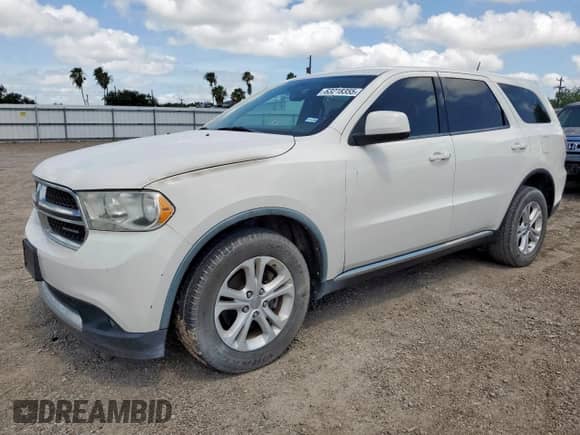 2011 Dodge Durango Express with VIN 1D4RD2GG0BC708635, listed as a Copart auction lot 63218355 with 147,479 mi miles and Salvage title. Bid and sale history available at DreamBid. Image 1.
