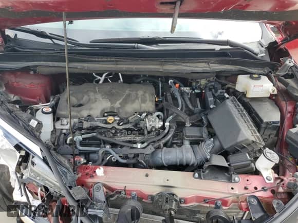 2022 Toyota Sienna LE with VIN 5TDKRKECXNS114654, listed as a Copart auction lot 82055435 with 36,572 mi miles and Salvage title. Bid and sale history available at DreamBid. Image 12.