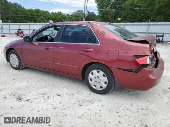 2005 Honda Accord EX-L with VIN 1HGCM558X5A169460, listed as a Copart auction lot 58174265 with 247,495 mi miles and Salvage title. Bid and sale history available at DreamBid. Image 2.