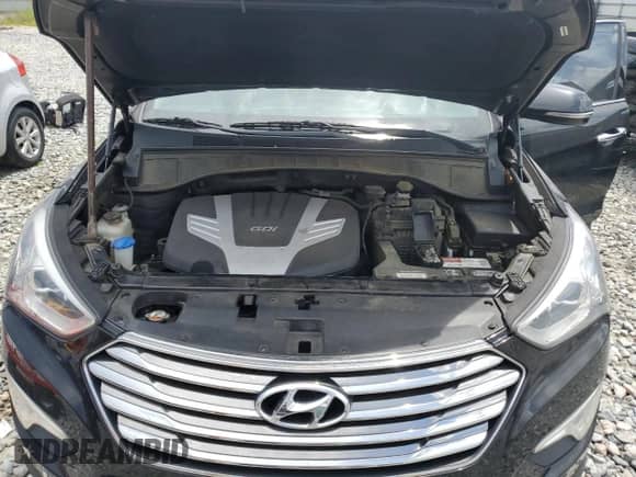 2014 Hyundai Santa Fe GLS with VIN KM8SR4HF4EU038972, listed as a Copart auction lot 61479245 with 130,133 mi miles and Salvage title. Bid and sale history available at DreamBid. Image 12.