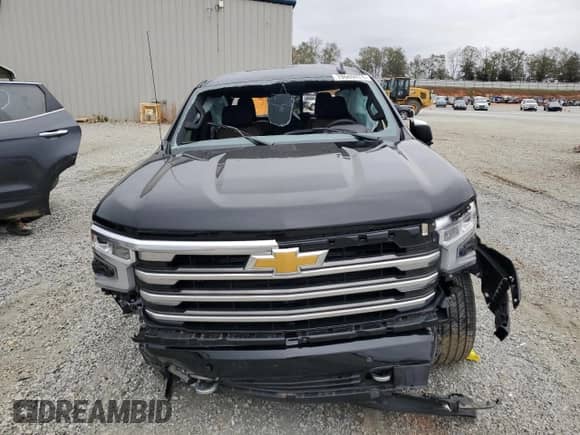 2024 Chevrolet Silverado 1500 High Country with VIN 2GCUDJEDXR1204720, listed as a Copart auction lot 78680874 with 520 mi miles and Salvage title. Bid and sale history available at DreamBid. Image 5.