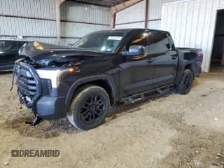 2023 Toyota Tundra SR5 with VIN 5TFLA5AB6PX026319, listed as a Copart auction lot 88955365 with 25,290 mi miles and Salvage title. Bid and sale history available at DreamBid. Image 1.