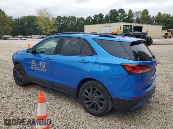 2024 Chevrolet Equinox RS с VIN 3GNAXMEG6RS208538, выставлен на аукционе Copart как лот 80208595 с пробегом 37 954 миль миль и Списание • Salvage title. История ставок и продаж доступна на DreamBid. Изображение 2.
