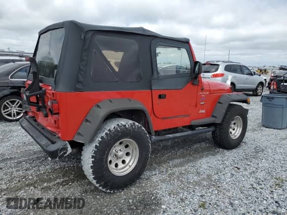 1997 Jeep Wrangler Sport с VIN 1J4FY19S5VP474242, выставлен на аукционе Copart как лот 80219615 с пробегом Не указан миль и Списание • Salvage title. История ставок и продаж доступна на DreamBid. Изображение 3.