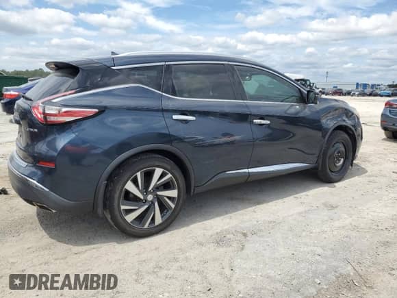 2015 Nissan Murano Platinum с VIN 5N1AZ2MG4FN289887, выставлен на аукционе Copart как лот 70096845 с пробегом 145 614 миль миль и Списание • Salvage title. История ставок и продаж доступна на DreamBid. Изображение 3.