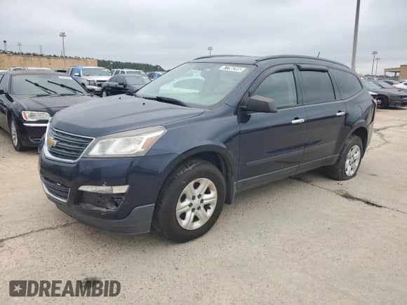 2015 Chevrolet Traverse LS with VIN 1GNKRFED0FJ150360, listed as a Copart auction lot 67796205 with 140,014 mi miles and Clean title. Bid and sale history available at DreamBid. Image 1.