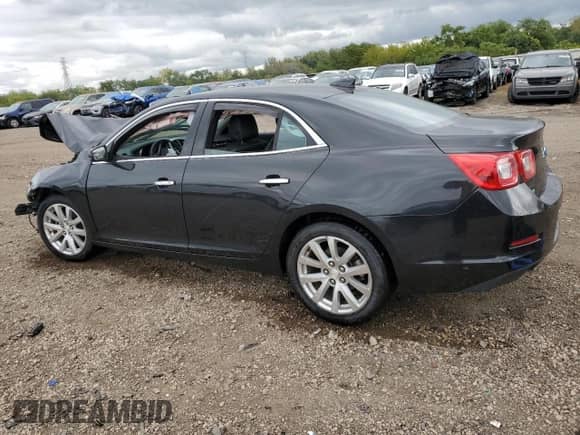 2015 Chevrolet Malibu LTZ with VIN 1G11F5SL1FF308039, listed as a Copart auction lot 81278085 with 97,573 mi miles and Salvage title. Bid and sale history available at DreamBid. Image 2.