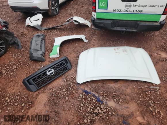 2024 Nissan Frontier S with VIN 1N6ED1CL1RN669400, listed as a Copart auction lot 84985035 with 10,810 mi miles and Salvage title. Bid and sale history available at DreamBid. Image 12.