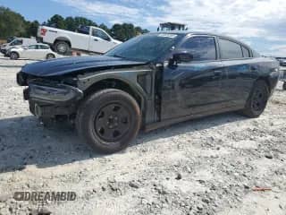 2021 Dodge Charger Police z VIN 2C3CDXAT7MH584910, wystawiony jako Copart lot #69915365 z przebiegiem 76 439 mil mil oraz Szkoda całkowita • Salvage title. Historia ofert i sprzedaży dostępna na DreamBid. Obrazek 1.