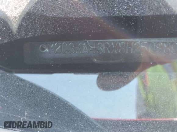 2008 Chrysler 300 LX with VIN 2C3KA43RX8H250980, listed as a IAAI auction lot 43067600 with 192,501 mi miles and . Bid and sale history available at DreamBid. Image 9.