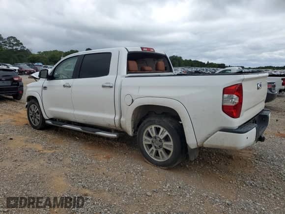 2016 Toyota Tundra Platinum with VIN 5TFGW5F19GX207773, listed as a Copart auction lot 51948075 with Not provided miles and Salvage title. Bid and sale history available at DreamBid. Image 2.