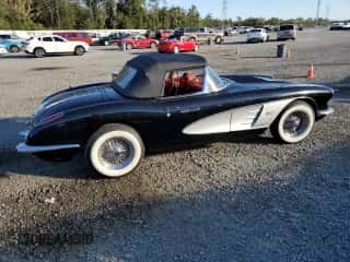 1958 Chevrolet Corvette с VIN J58S108178, выставлен на аукционе Copart как лот 80979374 с пробегом 433 570 миль миль и Списание • Salvage title. История ставок и продаж доступна на DreamBid. Изображение 3.