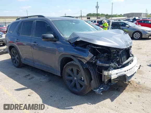 2025 Honda Pilot Black Edition с VIN 5FNYG1H95SB053594, выставлен на аукционе IAAI как лот 41870837 с пробегом 3 565 миль миль и . История ставок и продаж доступна на DreamBid. Изображение 1.