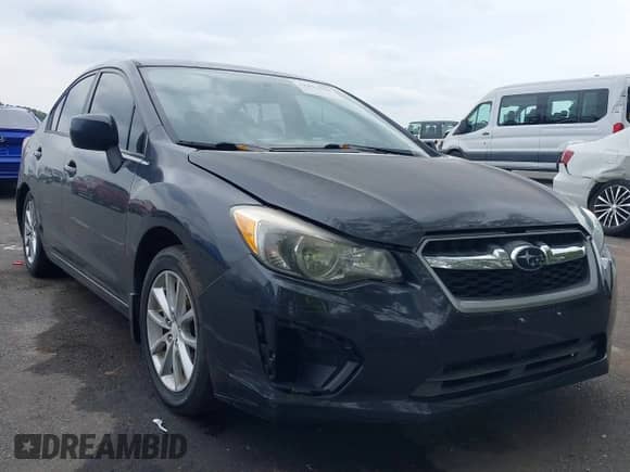 2014 Subaru Impreza Premium with VIN JF1GJAC63EH023174, listed as a IAAI auction lot 43292855 with 167,399 mi miles and . Bid and sale history available at DreamBid. Image 1.