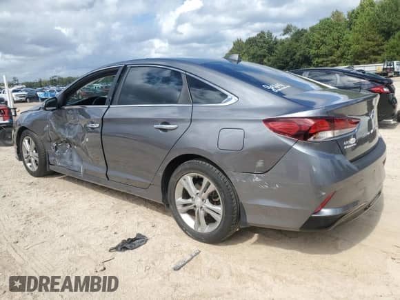 2018 Hyundai Sonata SEL with VIN 5NPE34AF5JH660109, listed as a Copart auction lot 85190195 with 104,120 mi miles and Salvage title. Bid and sale history available at DreamBid. Image 2.