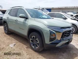 2025 Chevrolet Equinox FWD ACTIV с VIN 3GNAXKEG6SL185900, выставлен на аукционе IAAI как лот 41933657 с пробегом 1 529 миль миль и . История ставок и продаж доступна на DreamBid. Изображение 1.