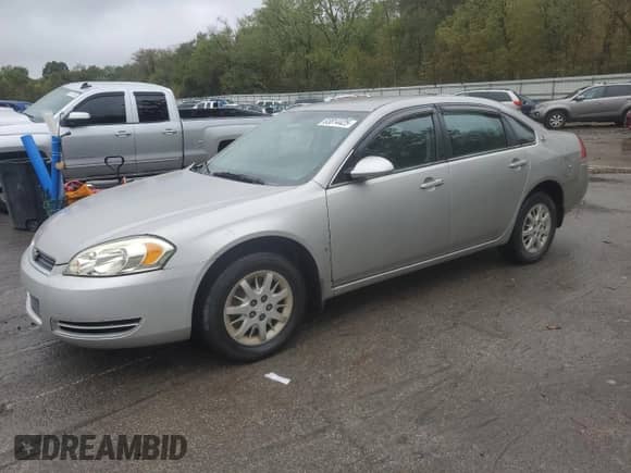 2008 Chevrolet Impala Police Police z VIN 2G1WS553989178293, wystawiony jako Copart lot #83814425 z przebiegiem 97 695 mil mil oraz Szkoda całkowita • Salvage title. Historia ofert i sprzedaży dostępna na DreamBid. Obrazek 1.