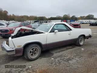 1984 Chevrolet El Camino с VIN 1GCCW80HXER207627, выставлен на аукционе Copart как лот 77284194 с пробегом 90 554 миль миль и Списание • Salvage title. История ставок и продаж доступна на DreamBid. Изображение 1.