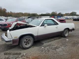 1984 Chevrolet El Camino с VIN 1GCCW80HXER207627, выставлен на аукционе Copart как лот 77284194 с пробегом 90 554 миль миль и Списание • Salvage title. История ставок и продаж доступна на DreamBid. Изображение 1.