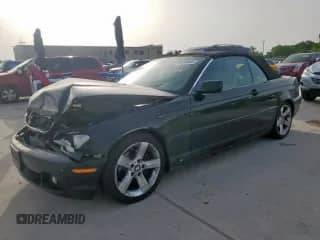 2006 BMW 3 Series 325Ci with VIN WBABW33426PX84735, listed as a Copart auction lot 56593995 with 176,374 mi miles and Salvage title. Bid and sale history available at DreamBid. Image 1.