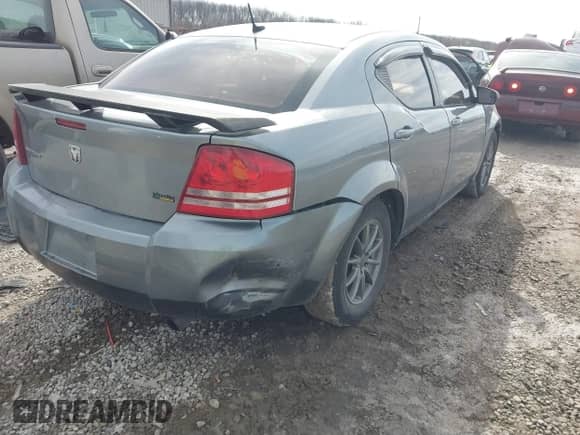 2008 Dodge Avenger with VIN 1B3LC46RX8N232459, listed as a IAAI auction lot 41536740 with 146,529 mi miles and . Bid and sale history available at DreamBid. Image 4.