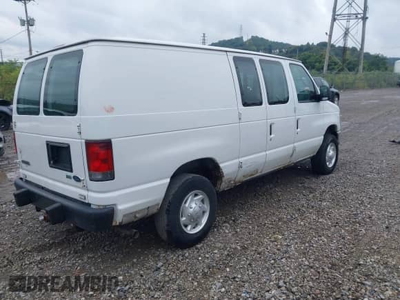 2009 Ford Econoline Cargo Commercial with VIN 1FTNE24W59DA48746, listed as a IAAI auction lot 43149137 with Not provided miles and . Bid and sale history available at DreamBid. Image 4.