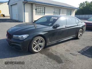 2019 BMW 7 Series 740i xDrive with VIN WBA7E4C50KGV28708, listed as a Copart auction lot 68083195 with 130,925 mi miles and Clean title. Bid and sale history available at DreamBid. Image 1.