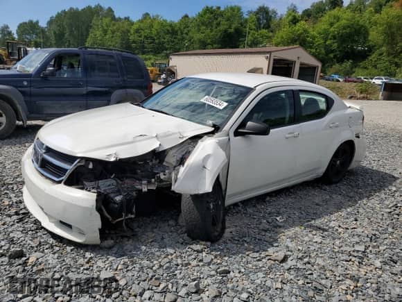 2008 Dodge Avenger SXT with VIN 1B3LC56JX8N299403, listed as a Copart auction lot 60593534 with 154,919 mi miles and Salvage title. Bid and sale history available at DreamBid. Image 1.